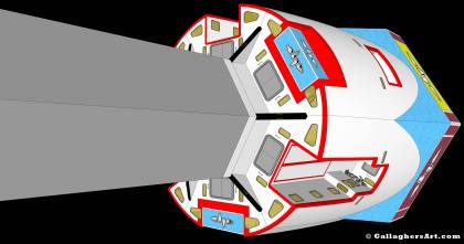 Configured habitable spacecraft from Idea for Future Space Flight hab_nav_05_k.jpg - Configured habitable spacecraft with 6 modules