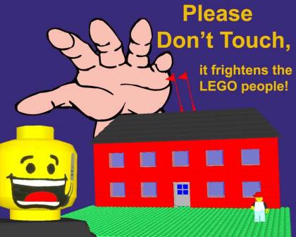 Attack of the hand from COLTC LEGO Signs GallaghersArt_attack_of_the_hand.jpg