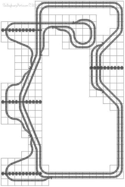 Legal LEGO train track layout from Lego Train Track Geometry GallaghersArt_turn_off_bends_01_g2.jpg - Legal LEGO train track layout