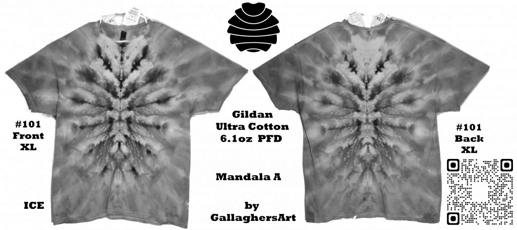 101 ga from Tie Dyenied #101 XL Mandala, Gildan Ultra Cotton 6.1oz, PFD GallaghersArt_101_ga.jpg - #101 This Item is For Sale on Etsy. XL Mandala, Gildan Ultra Cotton 6.1oz, PFD.