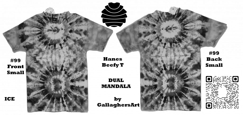 99 ga from Tie Dyenied #99 Small Dual Mandala, Beefy T GallaghersArt_99_ga.jpg - #99 This Item is For Sale on Etsy. S Dual Mandala, Beefy T.