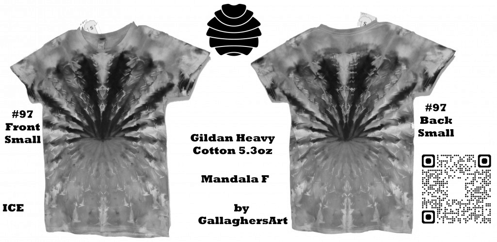 97 ga from Tie Dyenied #97 S Mandala, Gildan Heavy Cotton 5.3oz GallaghersArt_97_ga.jpg - #97 This Item is For Sale on Etsy. Small Mandala, Gildan Heavy Cotton 5.3oz.