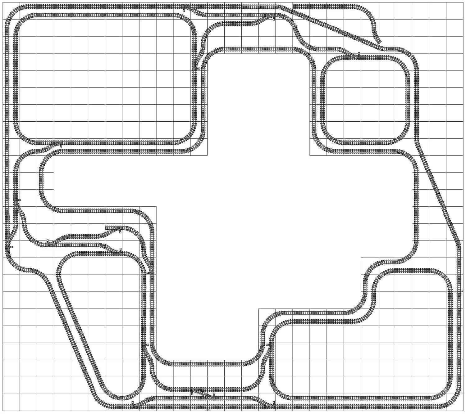 lego train track layout ideas