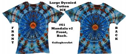 Gallaghersart 61 esm from Tie Denied #61 Mandala v2 Front and Back Large Tie Dye Shirt gallaghersart_61_esm.jpg - #61 Large