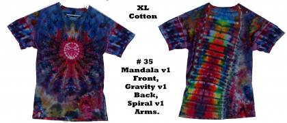 Gallaghersart shirts 01 35 from Tie Dyenied #35 XL Dyenied Mandala v1 (F), Dyenied Dots v1 (B) gallaghersart_shirts_01_35.jpg - #35 XL