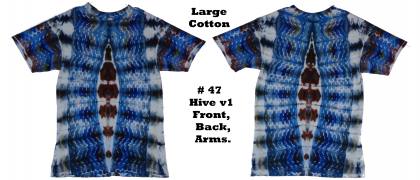 Gallaghersart shirts 01 47 sm from Tie Dyenied #47 Large Hive v1  Tie Dye Shirt gallaghersart_shirts_01_47_sm.jpg - #47 Large