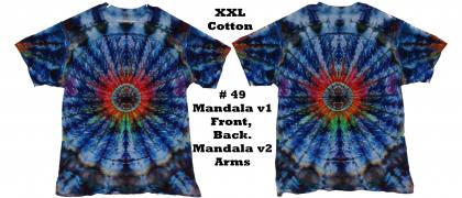 Gallaghersart shirts 01 49b from Tie Dyenied #49 XXL Mandala v1 (F,B) Mandala v2 (Arms) Tie Dye Shirt gallaghersart_shirts_01_49b.jpg - #49