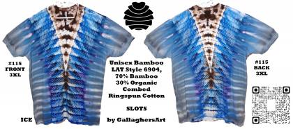 Gallaghersart 115 ga from Tie Dyenied #115 3XL Slots, Unisex Bamboo / Ringspun Cotton 5.3oz gallaghersart_115_ga.jpg - #115 3XL 