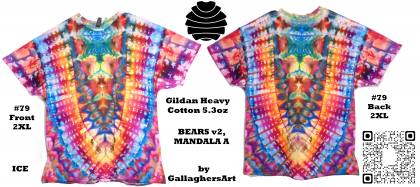 79 ga from Tie Dyenied #79 2XL Bears v1, Mandala v1 Gildan Heavy Cotton 5.3oz 79_ga.jpg - #79 This Item is For Sale on Etsy. 2XL Bears v1, Mandala v1 Gildan Heavy Cotton 5.3oz.