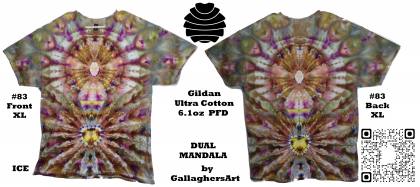 Gallaghersart 83 ga from Tie Dyenied #83 XL Dual Mandala, Gildan Ultra Cotton 6.1oz, PFD gallaghersart_83_ga.jpg - #83 XL
