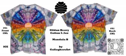 Gallaghersart 91 ga from Tie Dyenied #91 2XL Mandala, Gildan Heavy Cotton 5.3oz gallaghersart_91_ga.jpg - #91 2XL