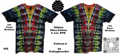 65 ga from Tie Dyenied #65 Medium, Pattern A  Tie Dye, Gildan Ultra Cotton 6.1oz, PFD 65_ga.jpg -  #65 Medium ICE Pattern A v1 This Item is For Sale On Etsy