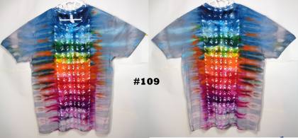 Gallaghersart 109 from Tie Dyenied #109 2XL Shrooms and Bears Unisex Bamboo / Ringspun Cotton 5.3oz gallaghersart_109.jpg - #109 2XL