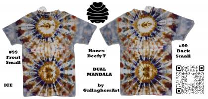 Gallaghersart 99 ga from Tie Dyenied #99 Small Dual Mandala, Beefy T gallaghersart_99_ga.jpg - #99 Small