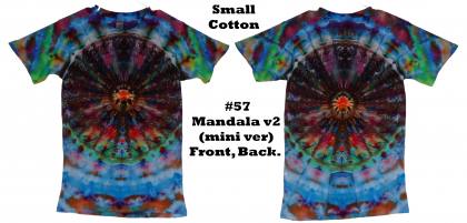 #57 from Tie Dyenied #57 SM Dyenied ICE  Mandala v2 (mini ver) Tie Dye Shirt GallaghersArt_57_e.jpg - #57 This Item is For Sale on Etsy 