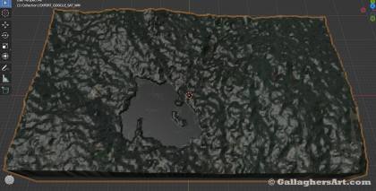 Hickory Hill lake Lunenburg from 3D Printable Terrain Maps GallaghersArt_Hickery_Hill_lake_Lunenburg.jpg - Hickory Hill lake Lunenburg