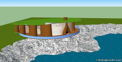 Version 4 of my Dream House from Dream House mg_g45n_18.jpg - Version 4 3D View from above