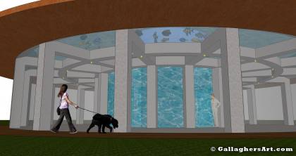 Gallaghersart ha 001 3d from Human Aquarium GallaghersArt_gallaghersart_ha_001_3d.jpg - Out side view