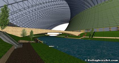 Version 2 from City in a Building tower_07_005_2bridge.jpg - ver. 2 Interior atrium looking between 2 bridges. 