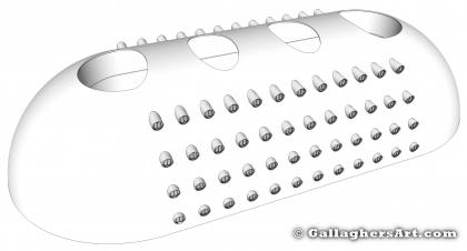 Gallaghersart 40x80 005 3d from Massive Dome Complex GallaghersArt_gallaghersart_40x80_005_3d.jpg - Side View with unfinished ends of dome complex