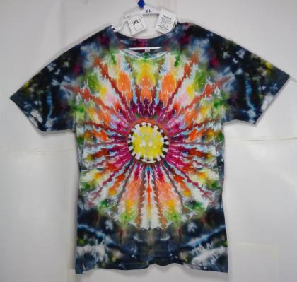 87 f from Tie Dyenied #87 XL Mandala v3, Unisex Bamboo / Ringspun Cotton 5.3oz 87_f.jpg