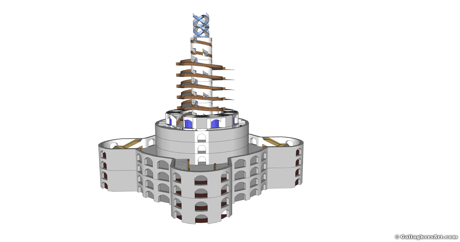 Gallaghersart ramp shaft 05b from Elevators and more idea  - Exploded view