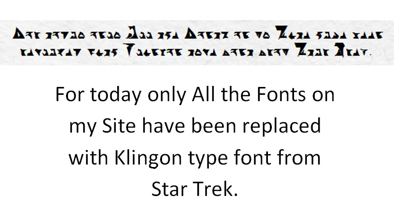  from Klingon for the Day 