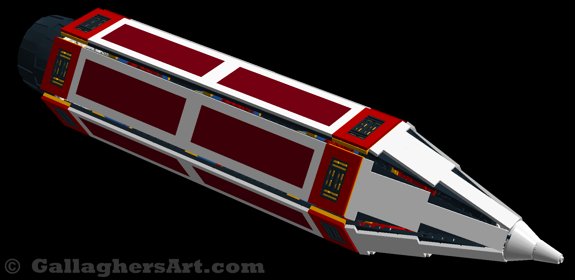 Gallaghersart 6side 05 from Space Idea in LEGO 