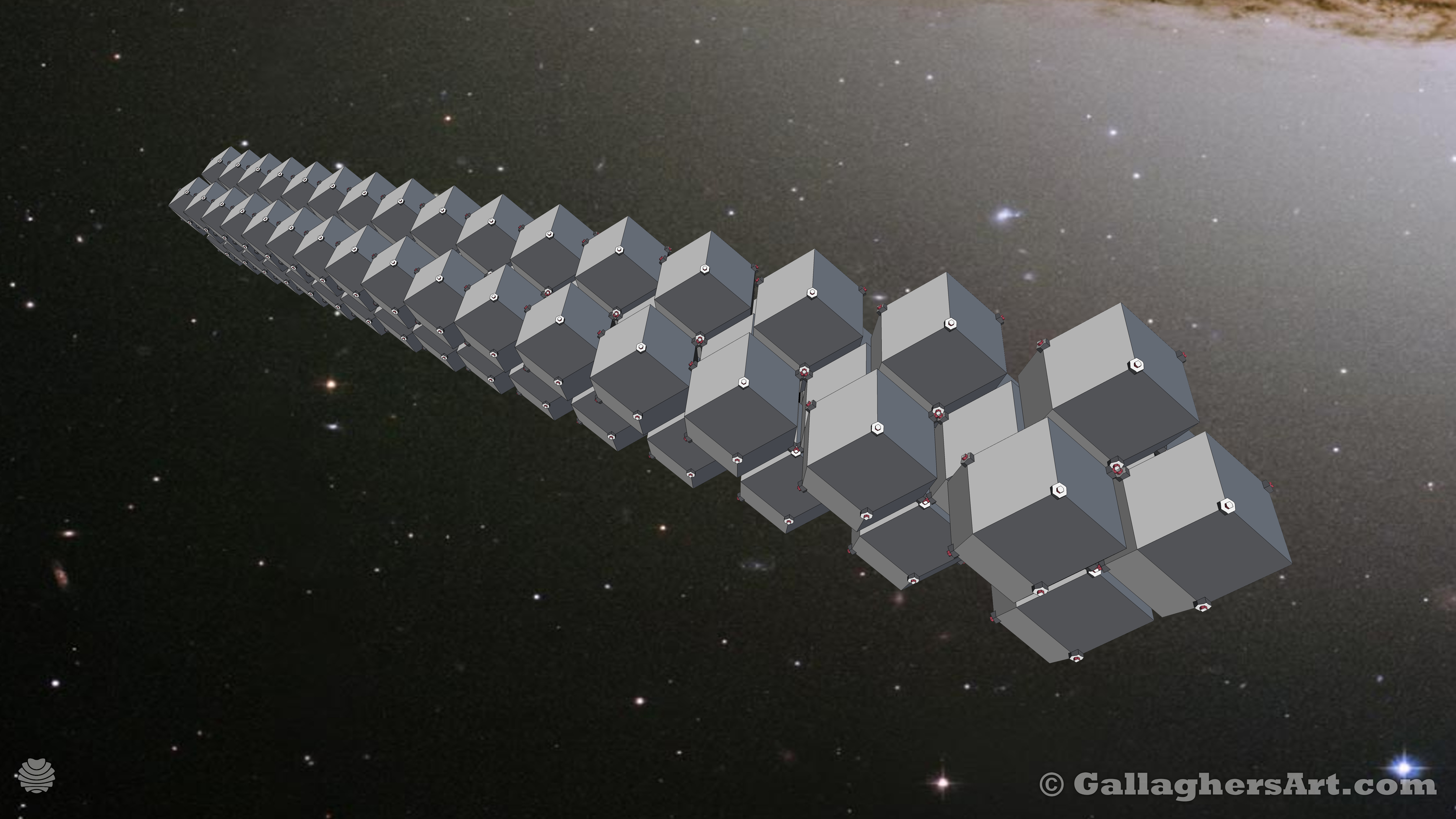 Gallaghersart sail 8h 001 from Update on my Space Travel Idea  - interstellar spaceship travel for colonization