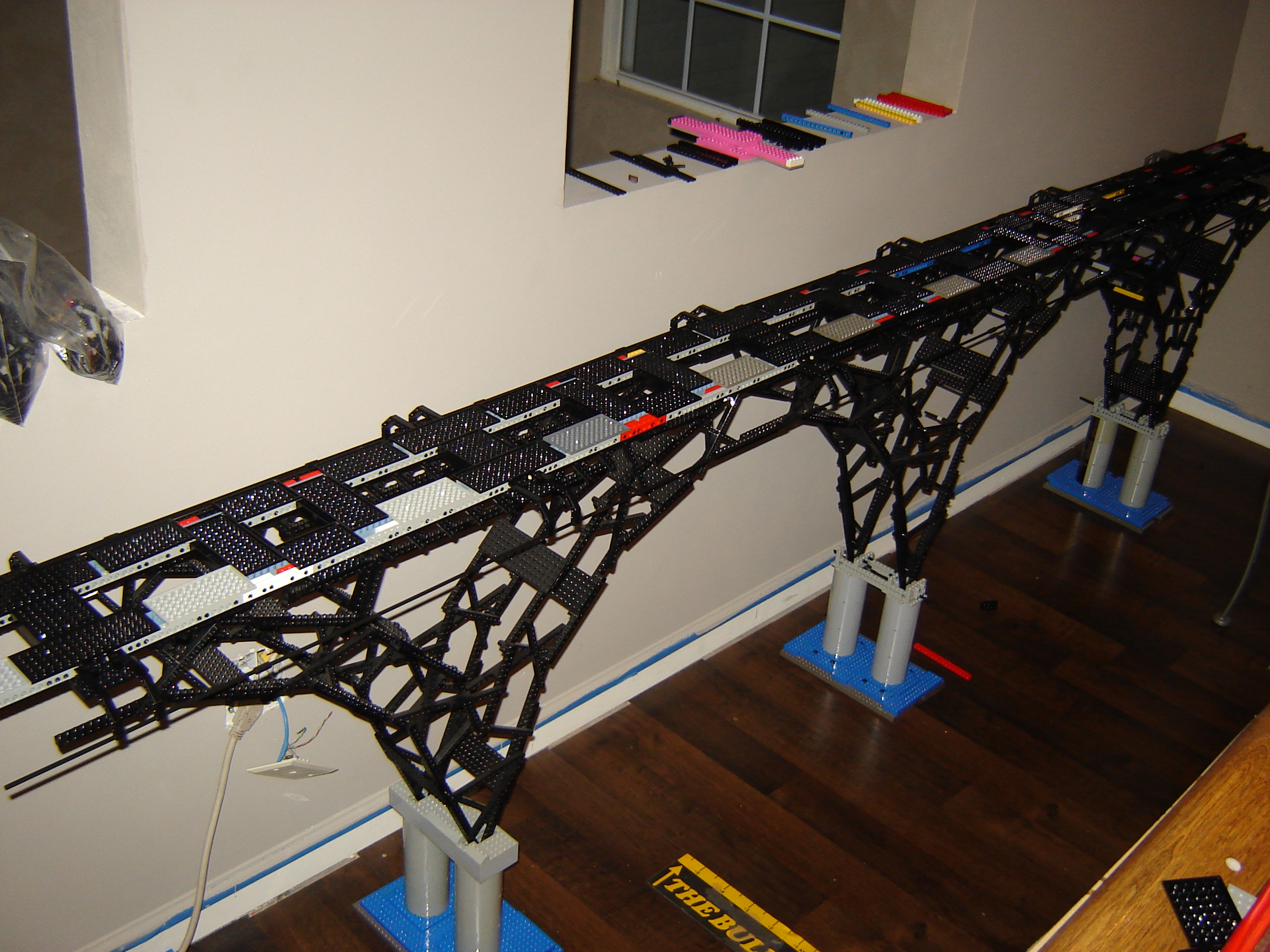 Dsc02382 from Ohio State Fair 2008  - Custom LEGO Bridge ver. 16 under construction without deck
