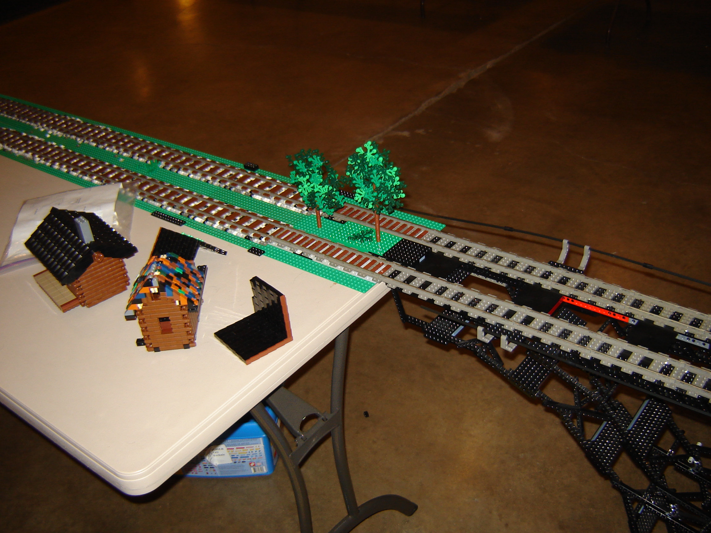 Dsc02390 from Ohio State Fair 2008  - LEGO display setup