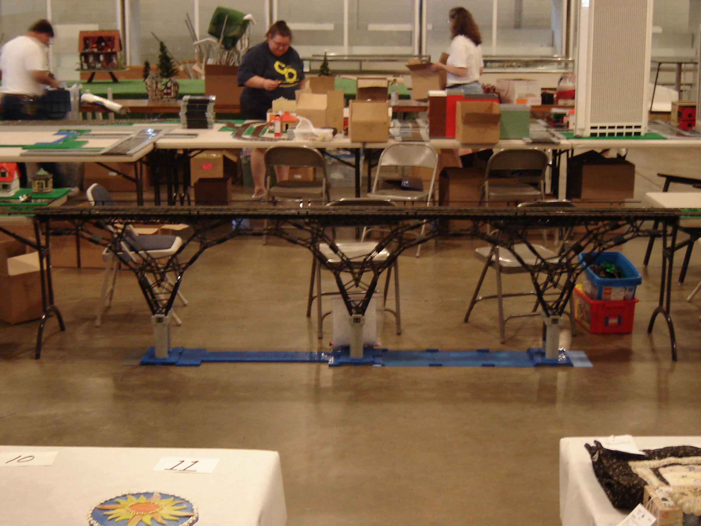 Dsc02404 from Ohio State Fair 2008  - LEGO display setup