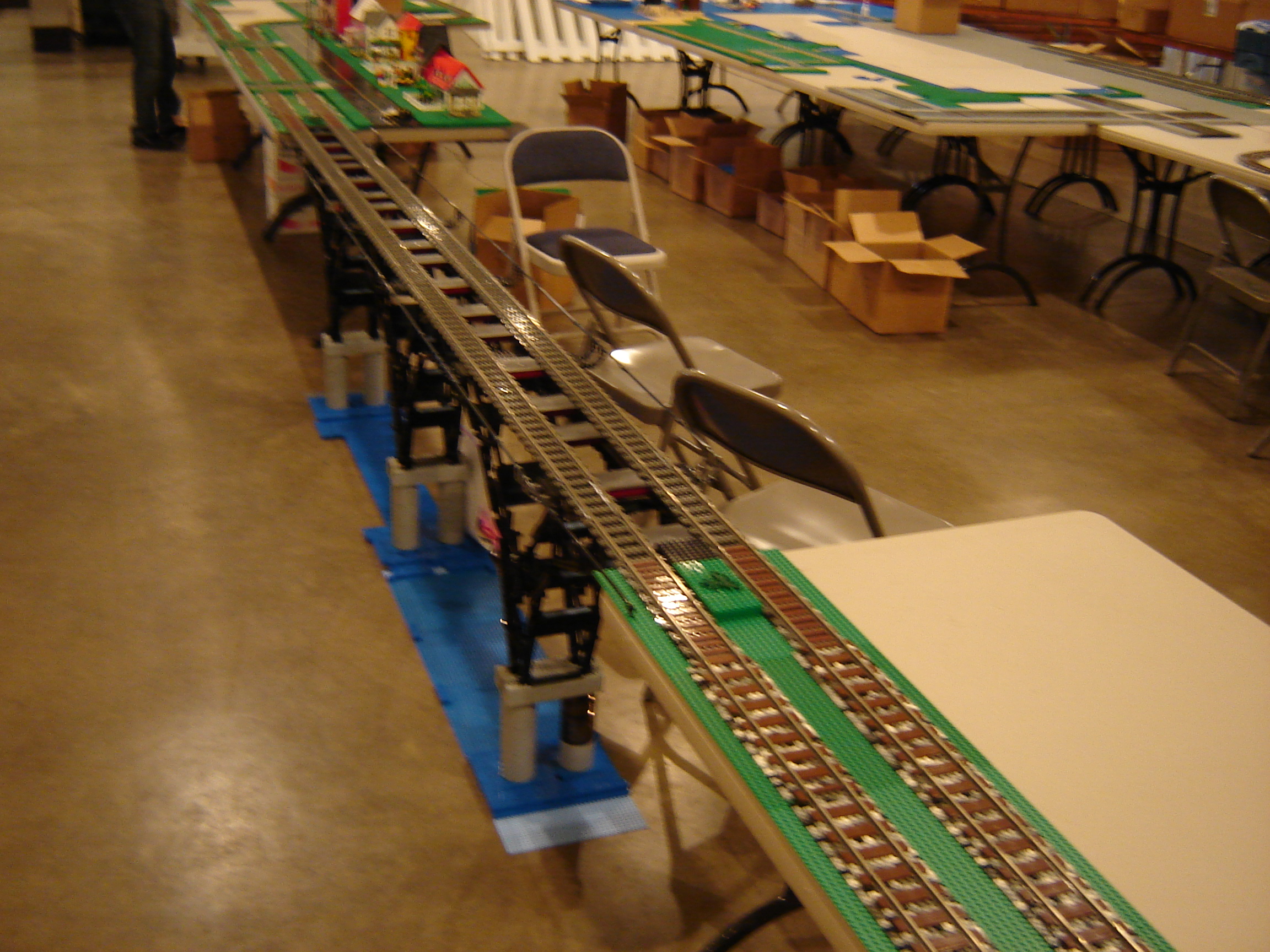 Dsc02410 from Ohio State Fair 2008  - LEGO display setup