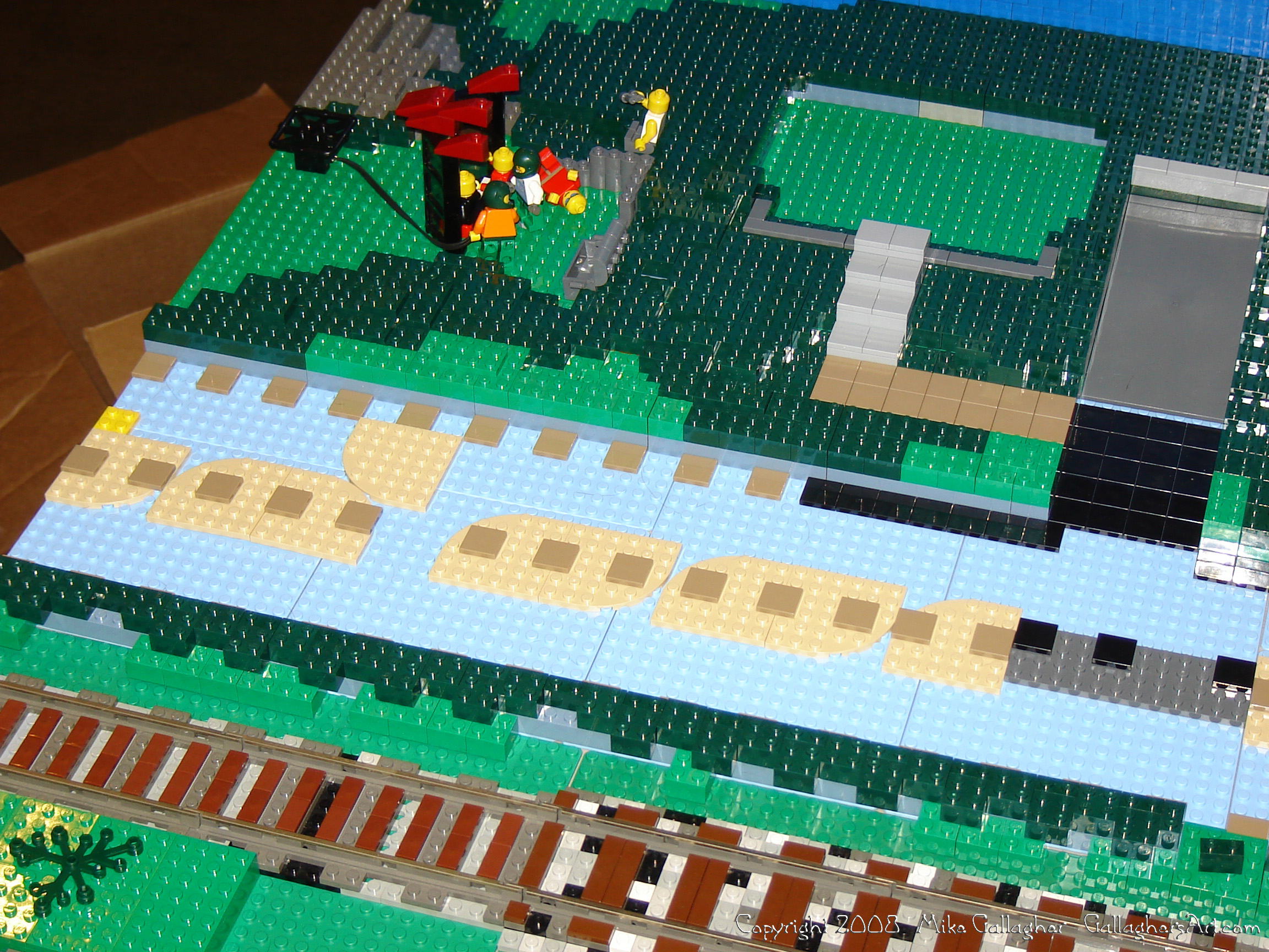 Dsc02461 1 from Ohio State Fair 2008  - LEGO display setup