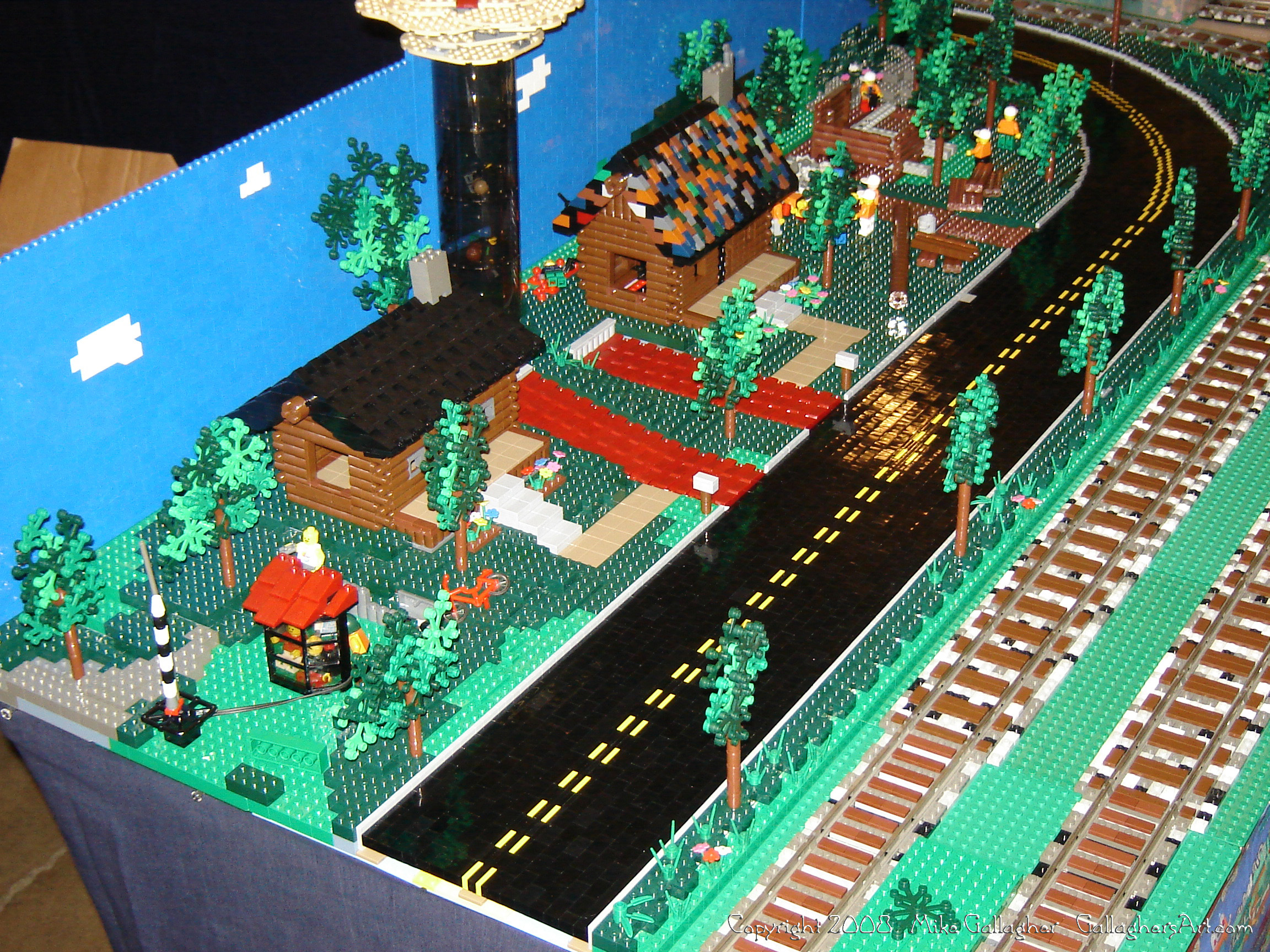 Dsc02471 1 from Ohio State Fair 2008  - My part of the COLTC LEGO display. 