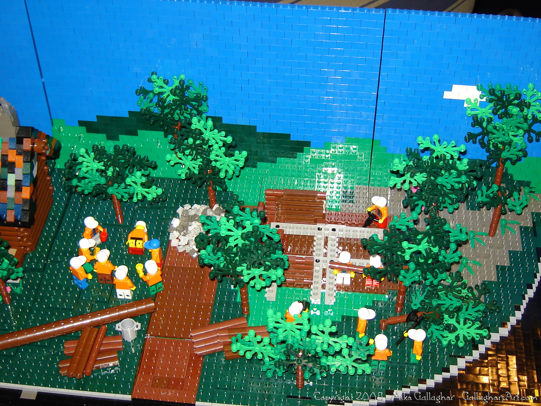 Dsc02477 1 from Ohio State Fair 2008  - My part of the COLTC LEGO display. 