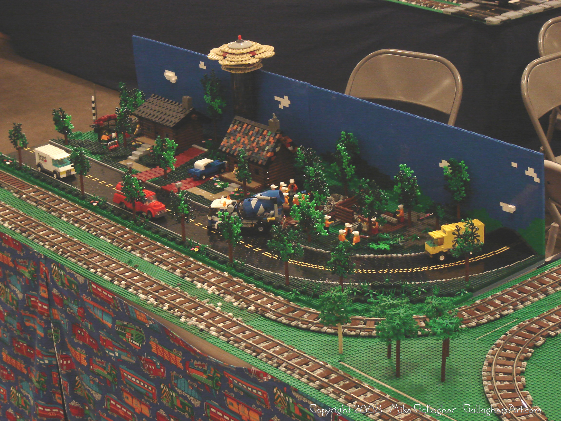 Dsc02526 1 from Ohio State Fair 2008  - My part of the COLTC LEGO display. 