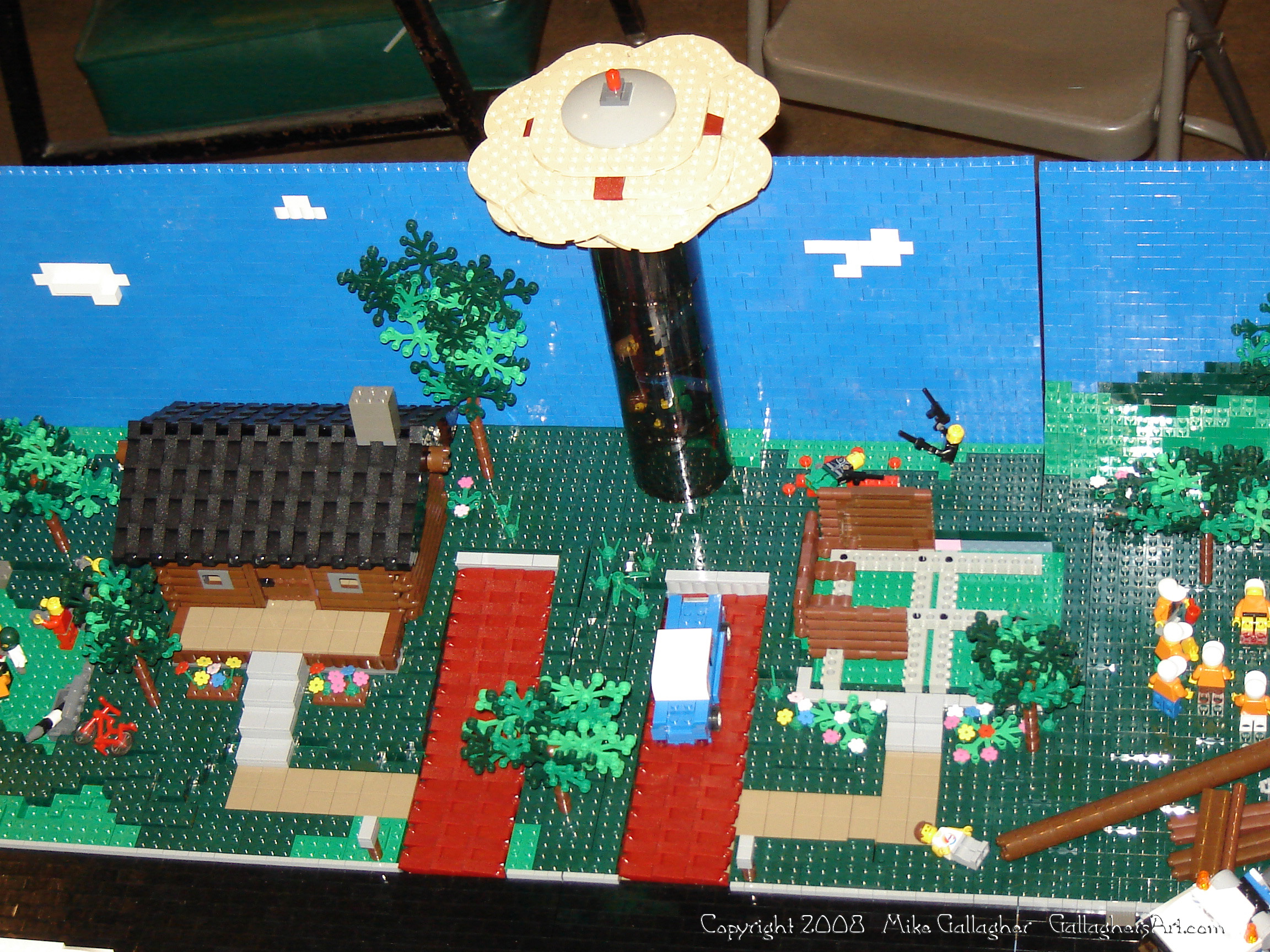 Dsc02575 from Ohio State Fair 2008  - My part of the COLTC LEGO display. Vehicles made by other COLTC members