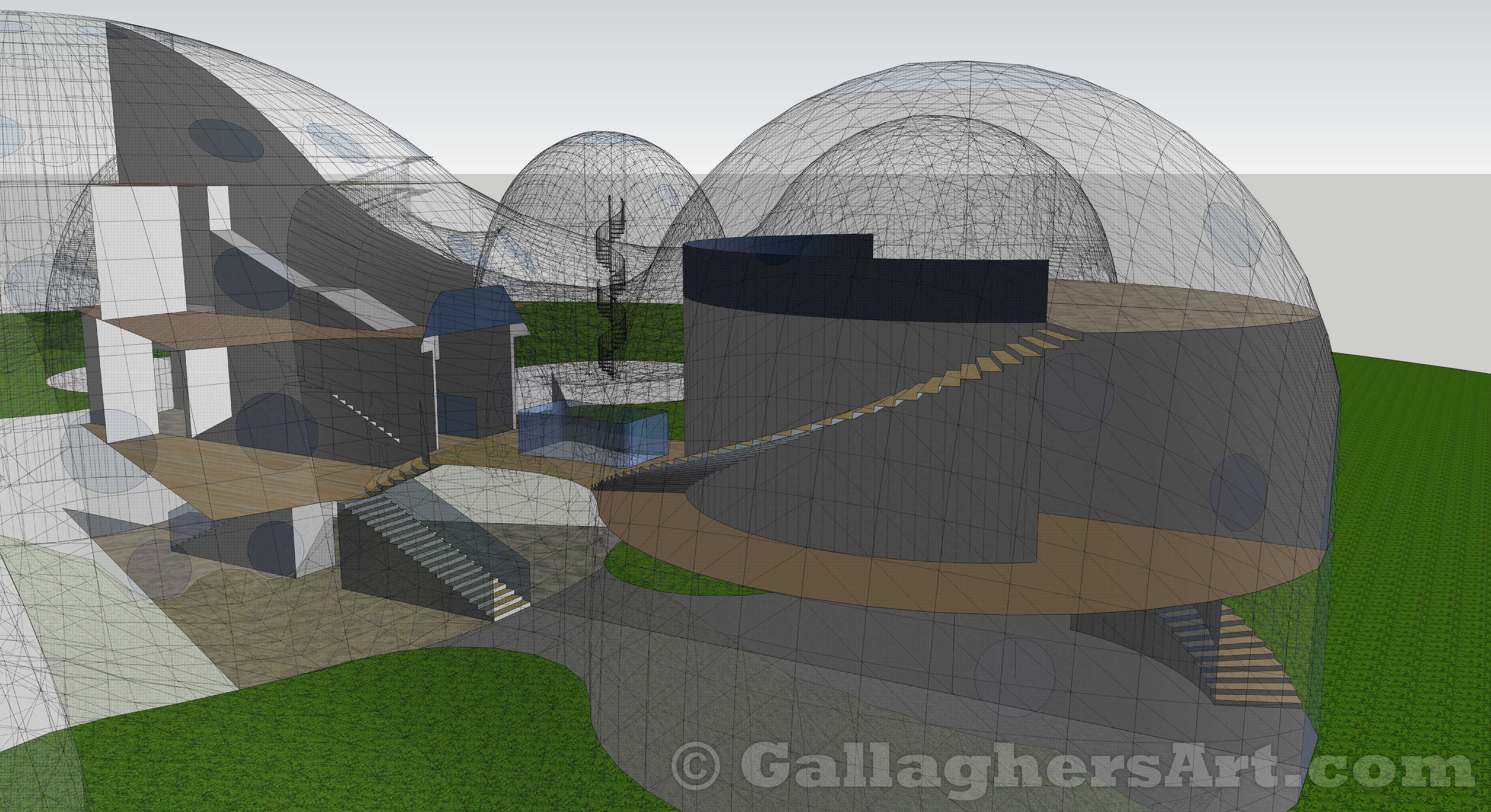 Gallaghersart four three 19 08h from Large Multifamily Dome 