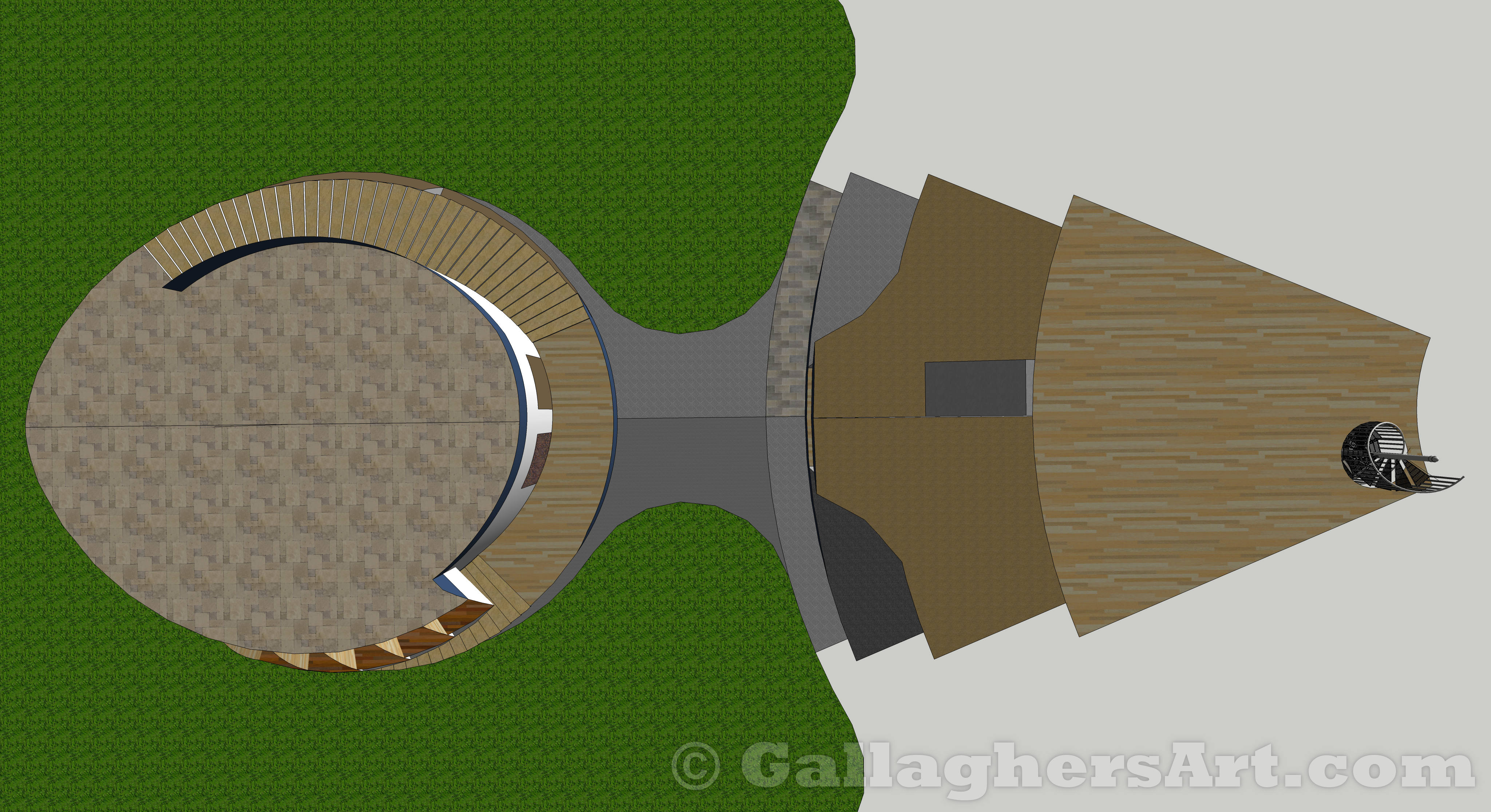 Gallaghersart four three 19 09 from Large Multifamily Dome 