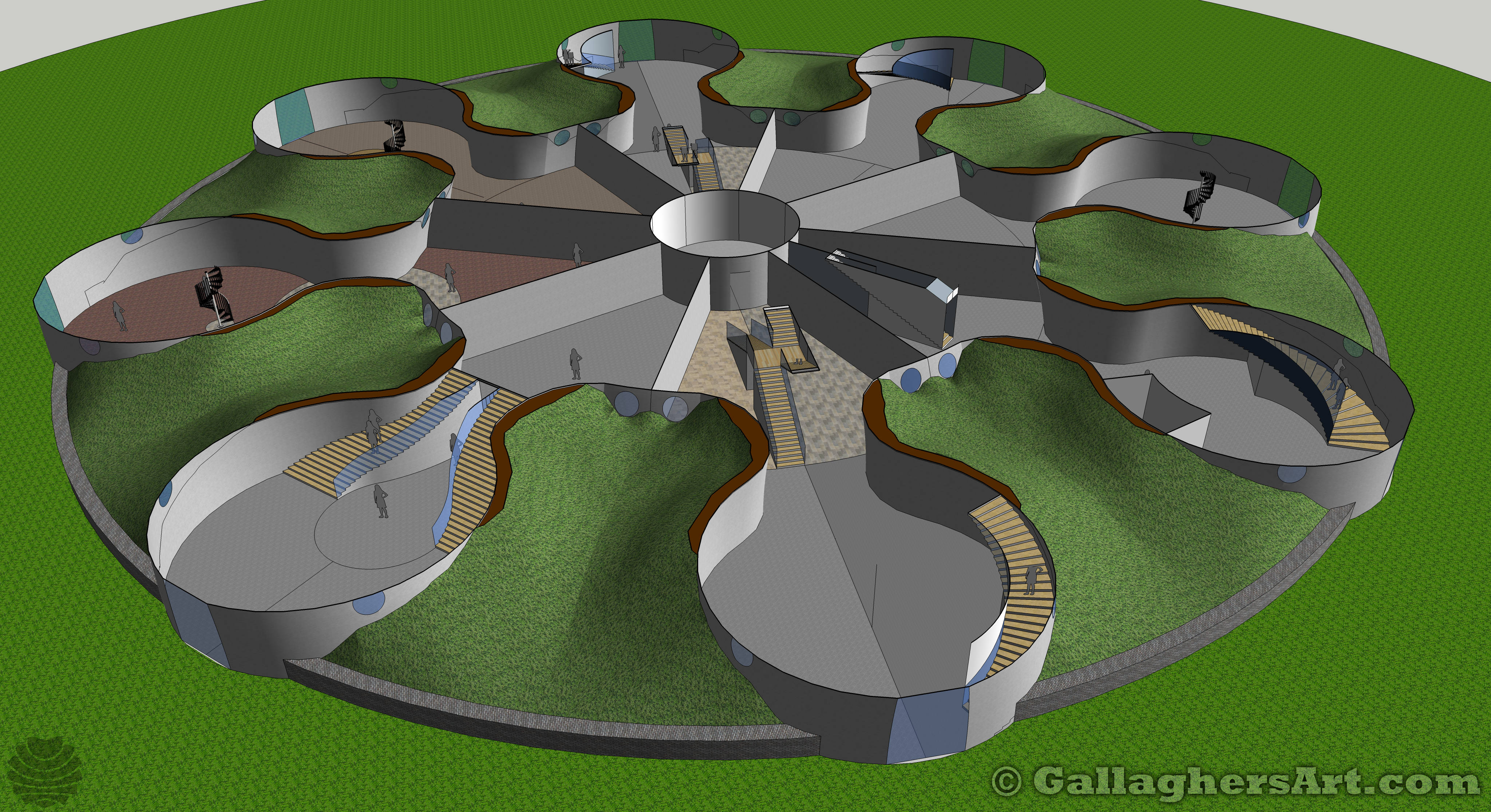 Gallaghersart four three 21 from Large Multifamily Dome 
