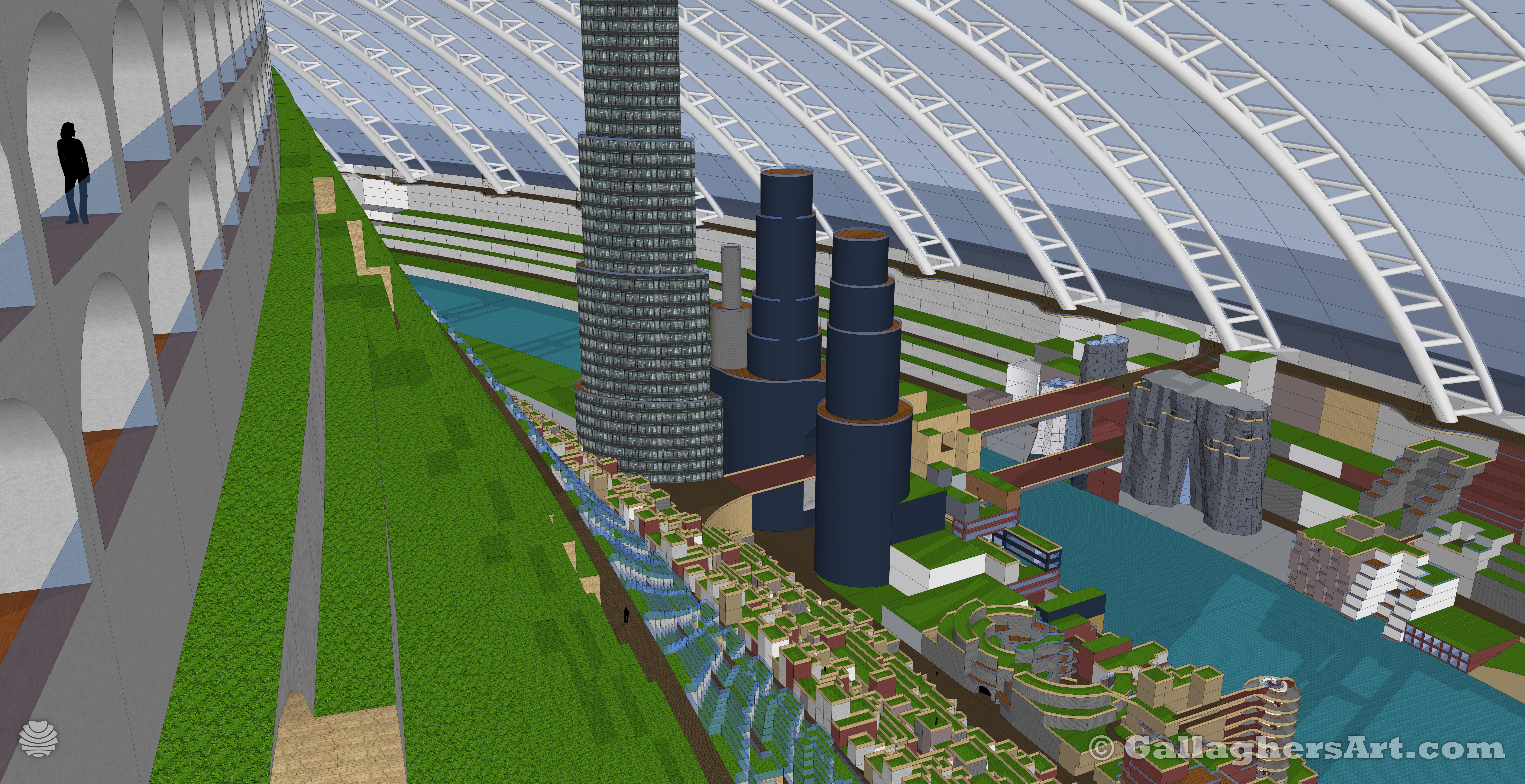 Gallaghersart t4 draft img from New Version of my Cityscraper 