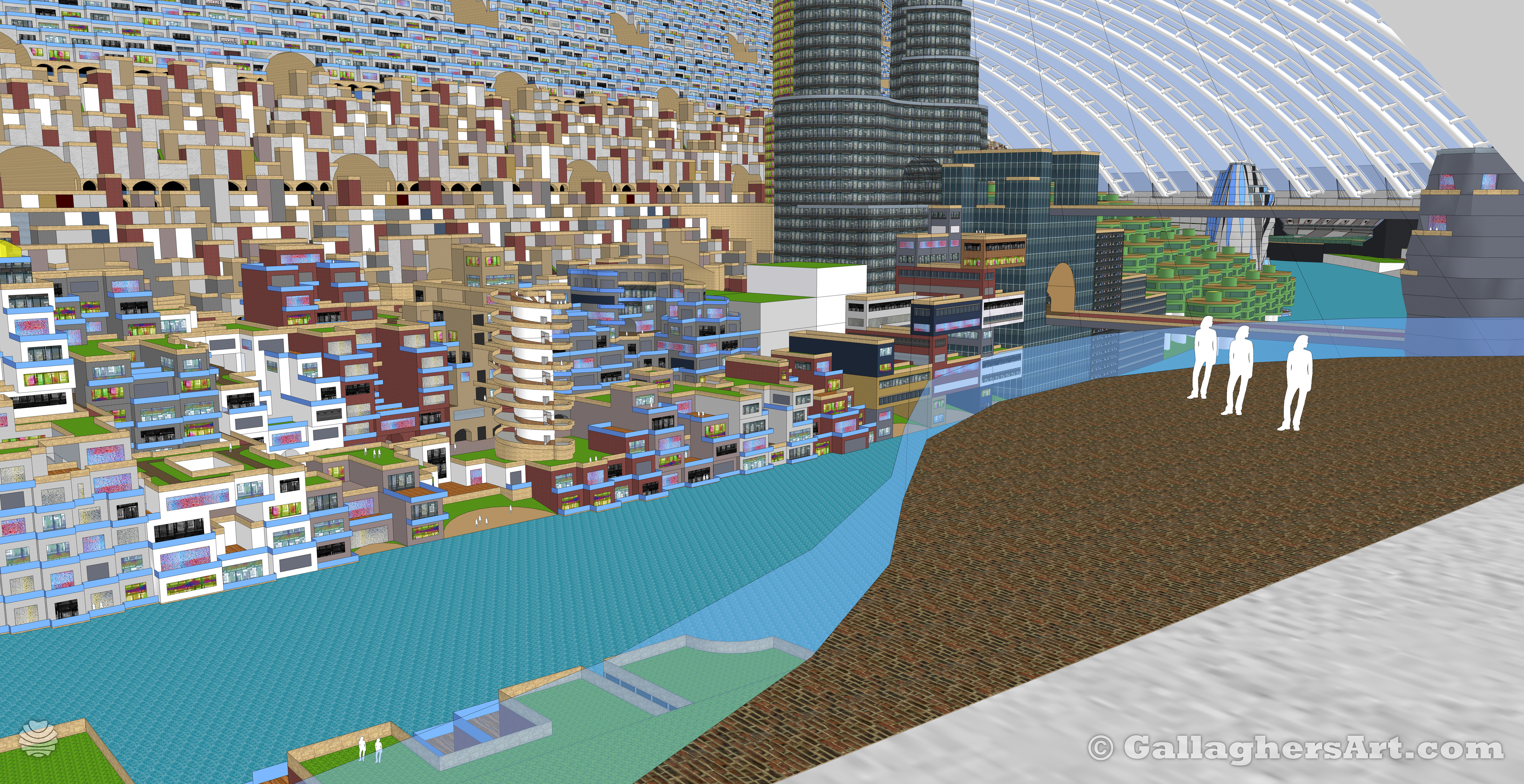 Gallaghersart t4 ring mod 80 28 from New Version of my Cityscraper 