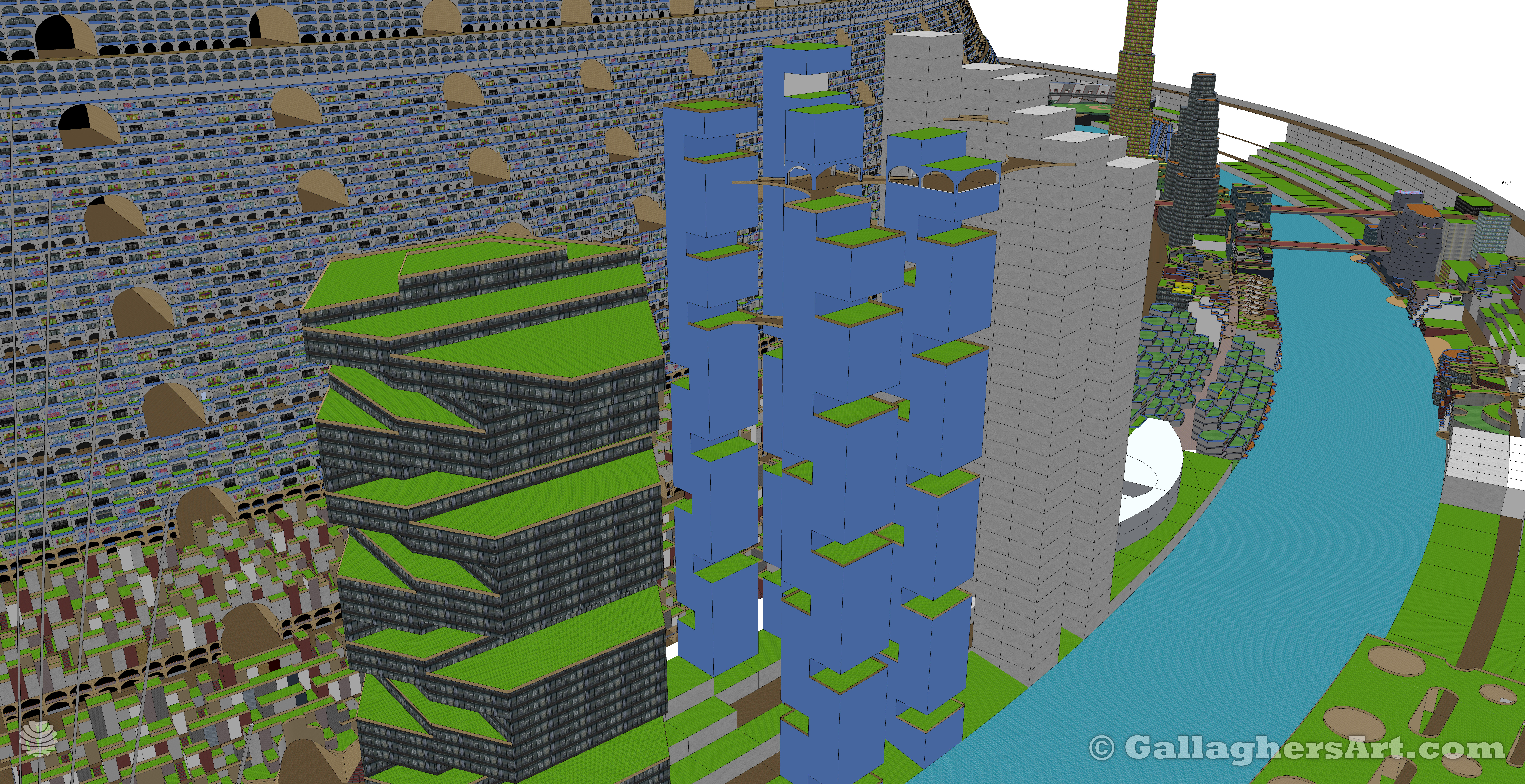 Gallaghersart t4 ring mod 80 38 from New Version of my Cityscraper 
