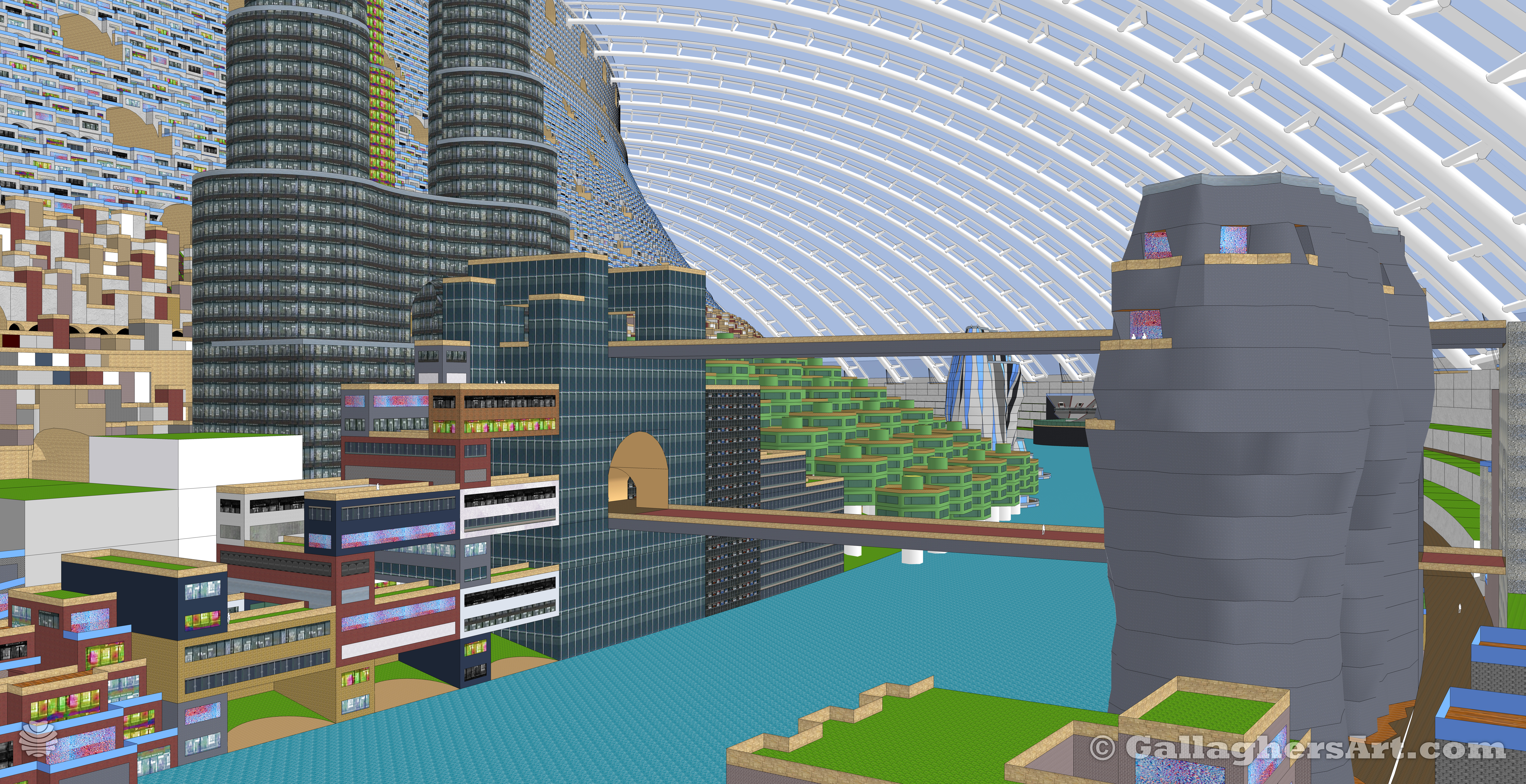 Gallaghersart t4 ring mod 80 46 from New Version of my Cityscraper 