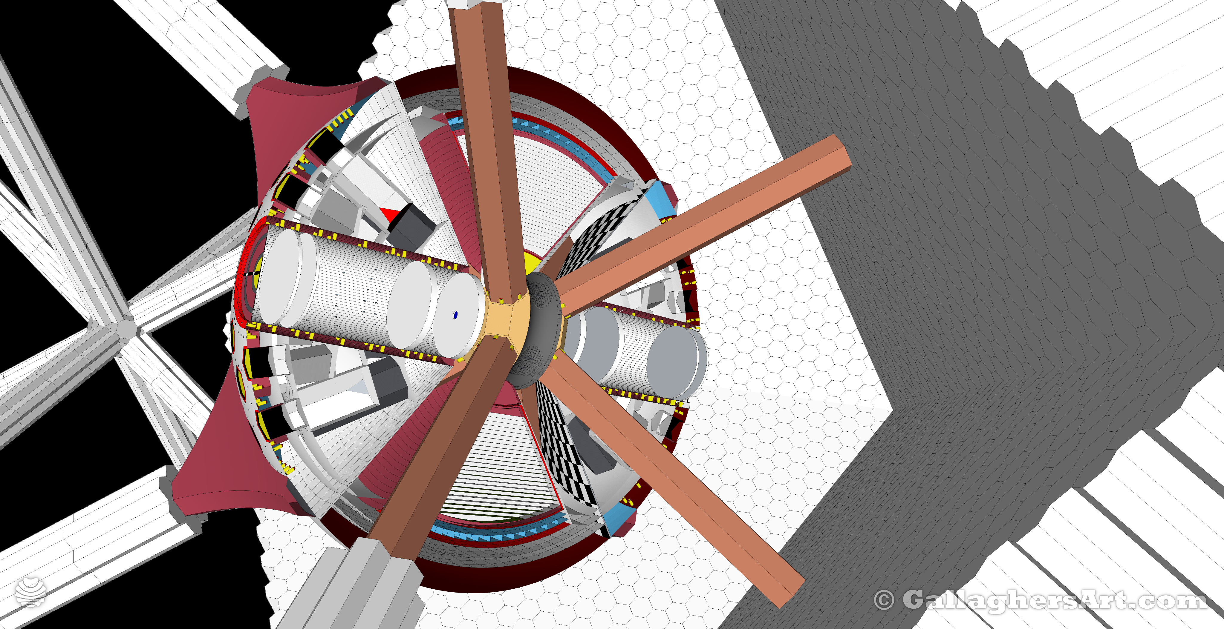 Gallaghersart hub18 63 25 01 from Updated Space Habitable Module 