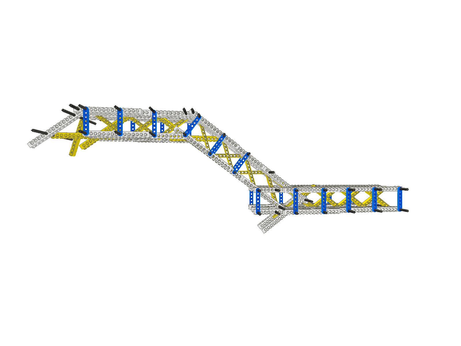 Gallaghersart angle truss3 from Lego Train Bridge ver. 10 