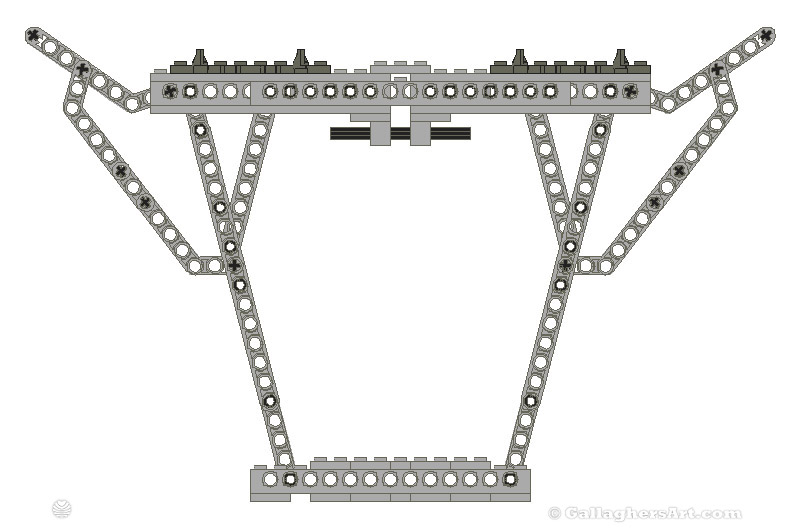 Gallaghersart monosupport v4 from Triple tack Cable stayed Bridge v4 