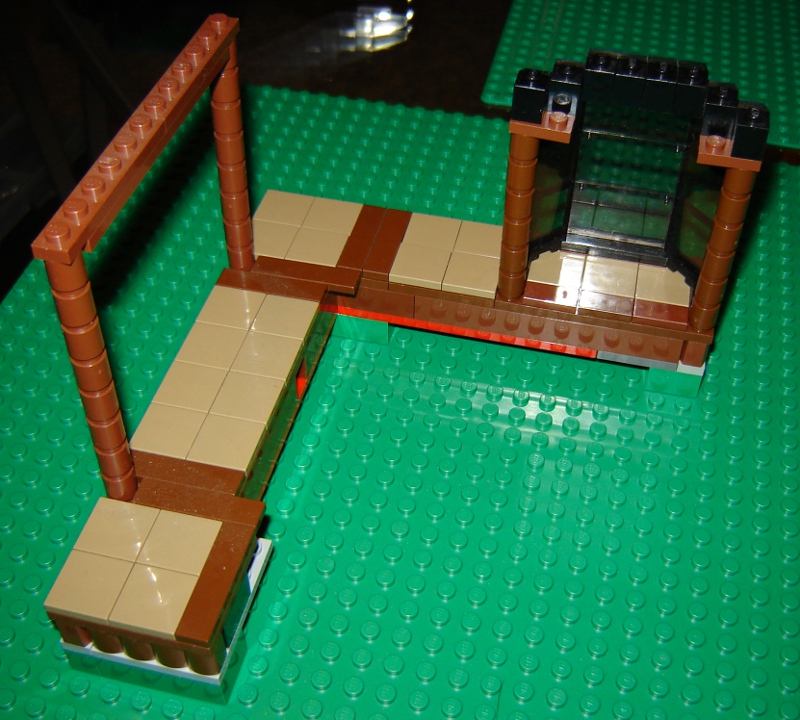 Gallaghersart dsc03324sm from LEGO Log Cabin version 5  - The LEGO log cabin wrap around Deck