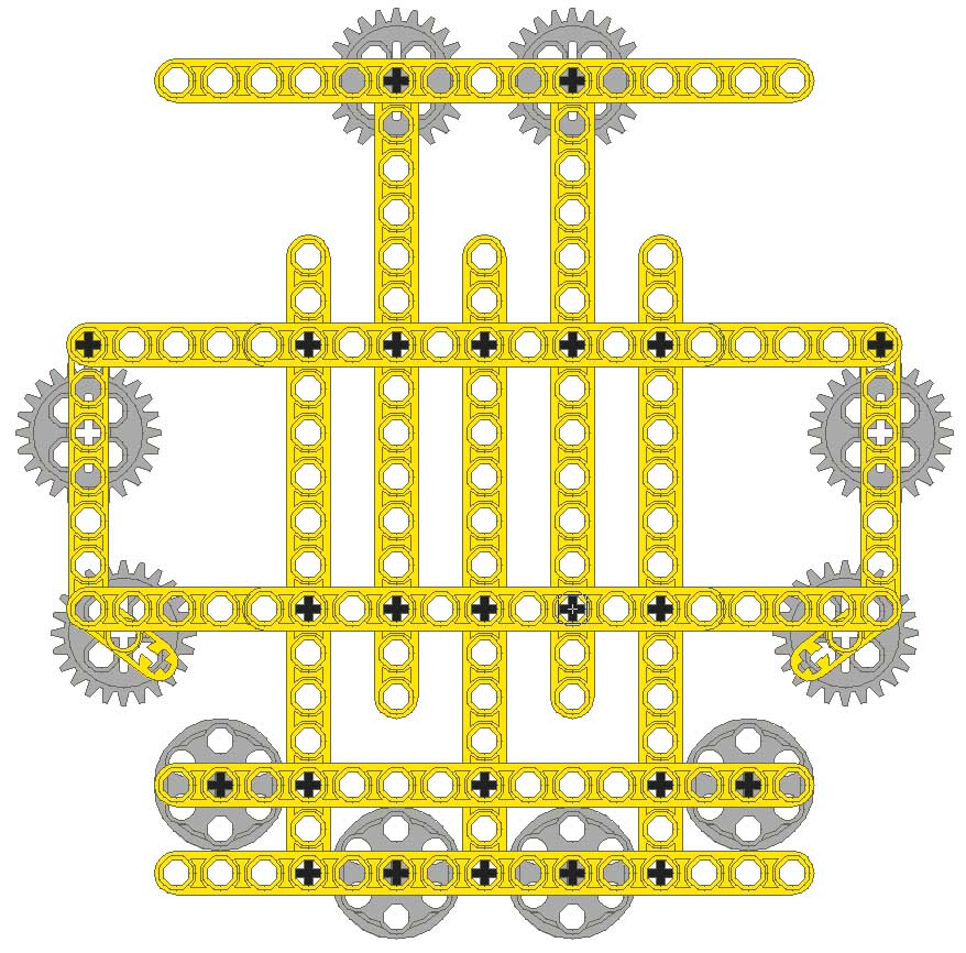 Gallaghersart gear from LEGO Train Bridge ver 6 